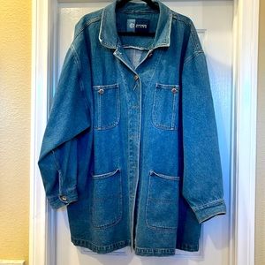 Vintage Avenue blues Plus Size denim Jacket